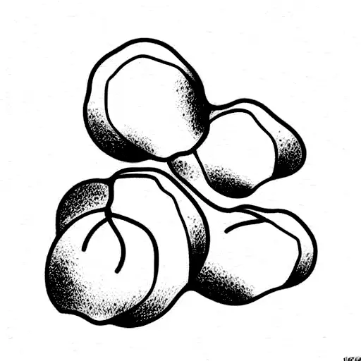 gnocchi and bucatini and cavatelli  tattoo design idea