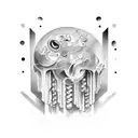 gnocchi, bucatini, cavatelli  tattoo design idea