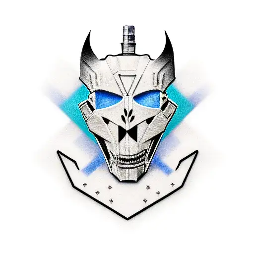 Initials hybrid theory Knight tattoo design idea