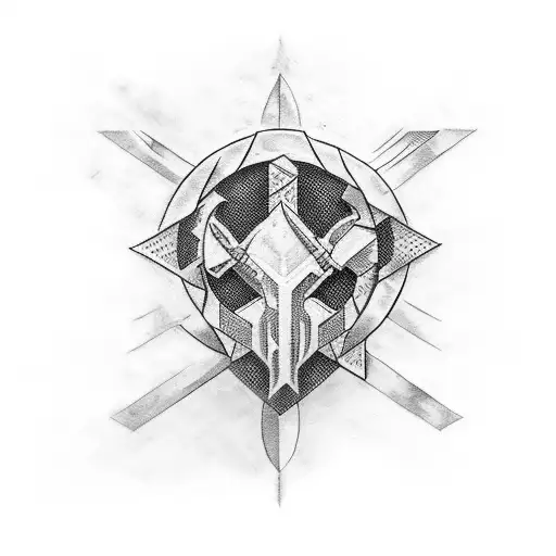 Initials hybrid theory Knight tattoo design idea