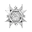 ocean inside light bulb   tattoo design idea