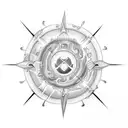 ocean inside light bulb   tattoo design idea