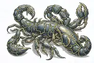 scorpion tattoo design idea