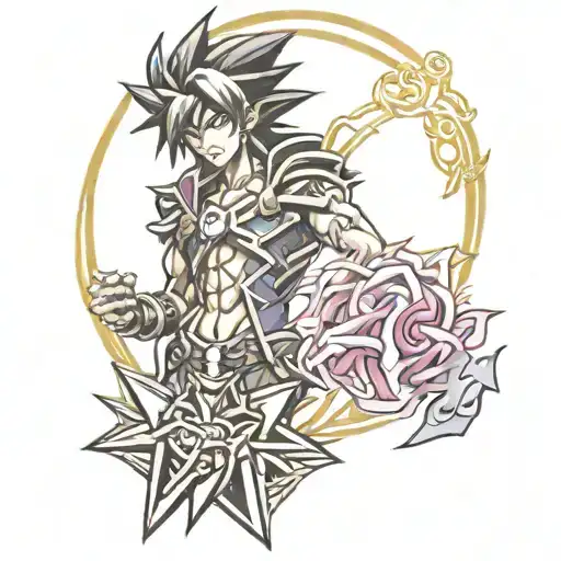 yugioh sleeve tattoo tattoo design idea