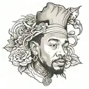 Kendrick Lamar tattoo design idea