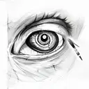 Evil Eye tattoo design idea