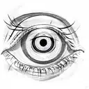 Evil Eye tattoo design idea