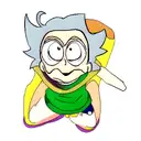 rick andd morty tattoo design idea
