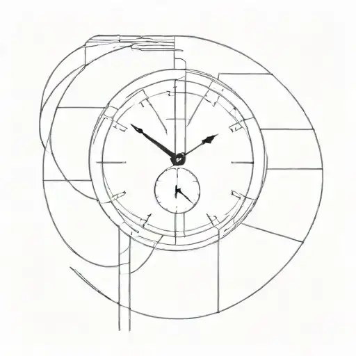 clock at 4:44 am tattoo design idea