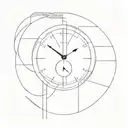 clock at 4:44 am tattoo design idea
