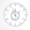 clock at 4:44 am tattoo design idea
