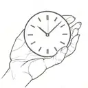 clock hands at 4:44 tattoo design idea
