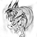 pride, from fullmetal alchemist. only the shadow form. tattoo design idea