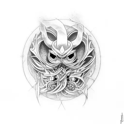 sephirot kill aerith tattoo design idea