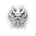 sephirot kill aerith tattoo design idea