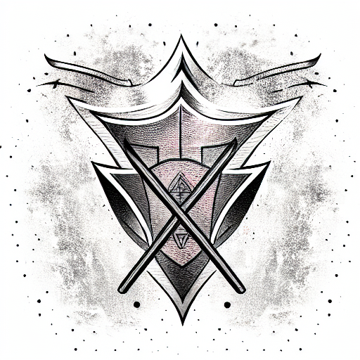 Shield tattoo design idea