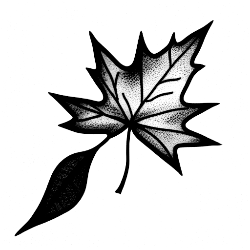 Maple Leaf tattoo design idea