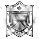 Shield tattoo design idea