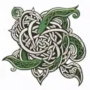 Celtic knotwork meaning gratitude  tattoo design idea