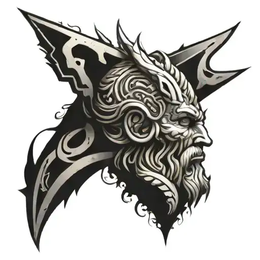 prometheus Greek god symbol tattoo design idea