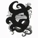 serpiente vertical tattoo flash design tattoo design idea