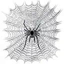 Spider Web tattoo design idea
