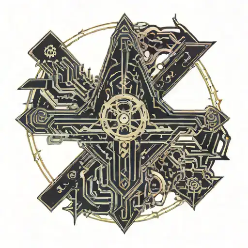 80s zombie movie tattoo design idea