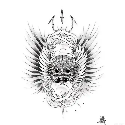 icarus tattoo design idea