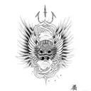 icarus tattoo design idea