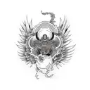 icarus tattoo design idea