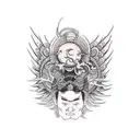 icarus tattoo design idea