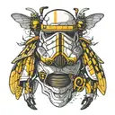 stormtrooper as a wasp  tattoo design idea
