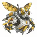 stormtrooper as a wasp  tattoo design idea