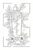 2d cocolate bar tattoo design idea