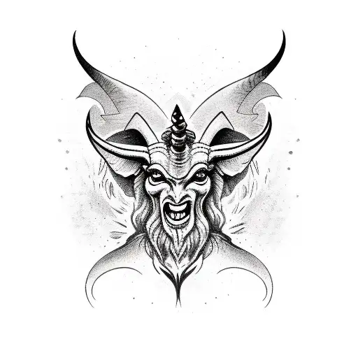 Baphomet  tattoo design idea
