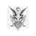 Baphomet  tattoo design idea
