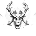 Baphomet  tattoo design idea