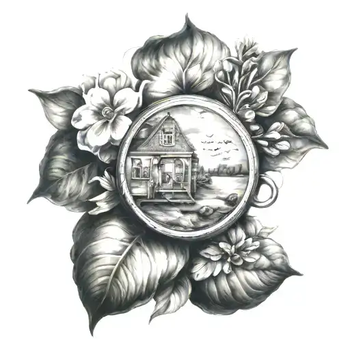 Don't forget where you belong tattoo design idea