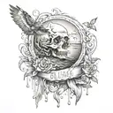 Don't forget where you belong tattoo design idea