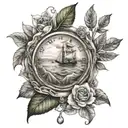 Don't forget where you belong tattoo design idea