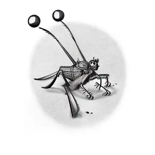 baking cricket and atom tattoo design idea