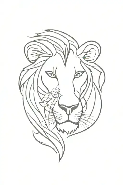 mufasa and simba symbol tattoo tattoo design idea