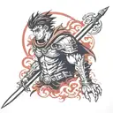 Berserk anime tattoo design idea