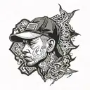 eminem tattoo design idea