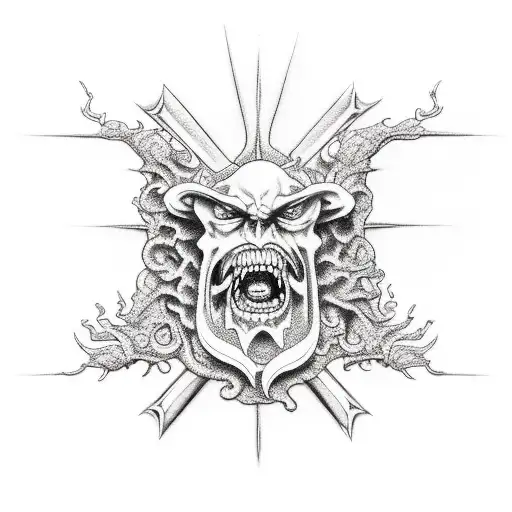 the seven deadly sins in christianity tattoo design idea