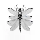 Dragonfly tattoo design idea
