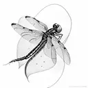 Dragonfly tattoo design idea