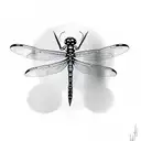 Dragonfly tattoo design idea