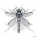 Dragonfly tattoo design idea