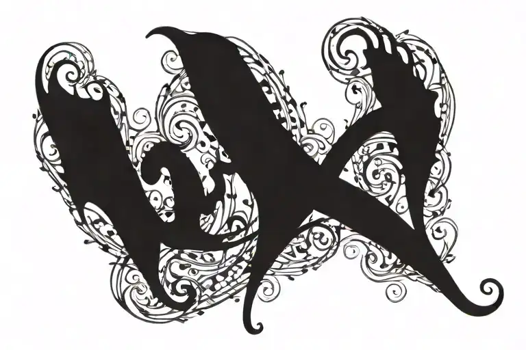 Please draw me a tattoo that says "alive" but instead of the "i" I'd like a semicolon, which is still drawn in a similar tattoo design idea